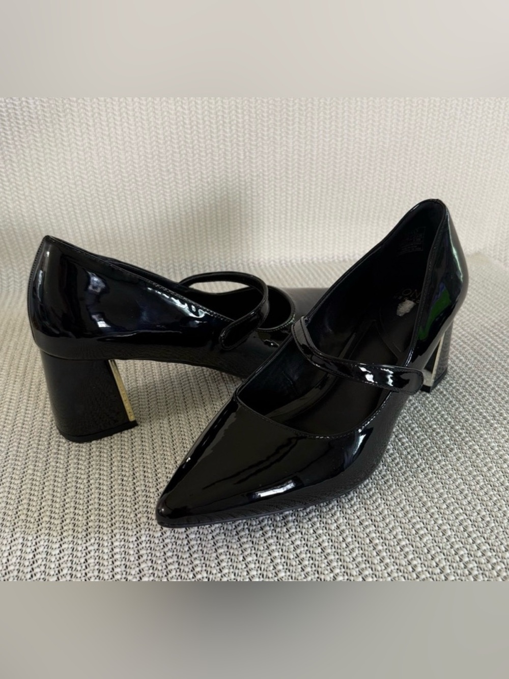 Jones New York Candyll Black Patent Mary Jane Heels Women’s 8.5